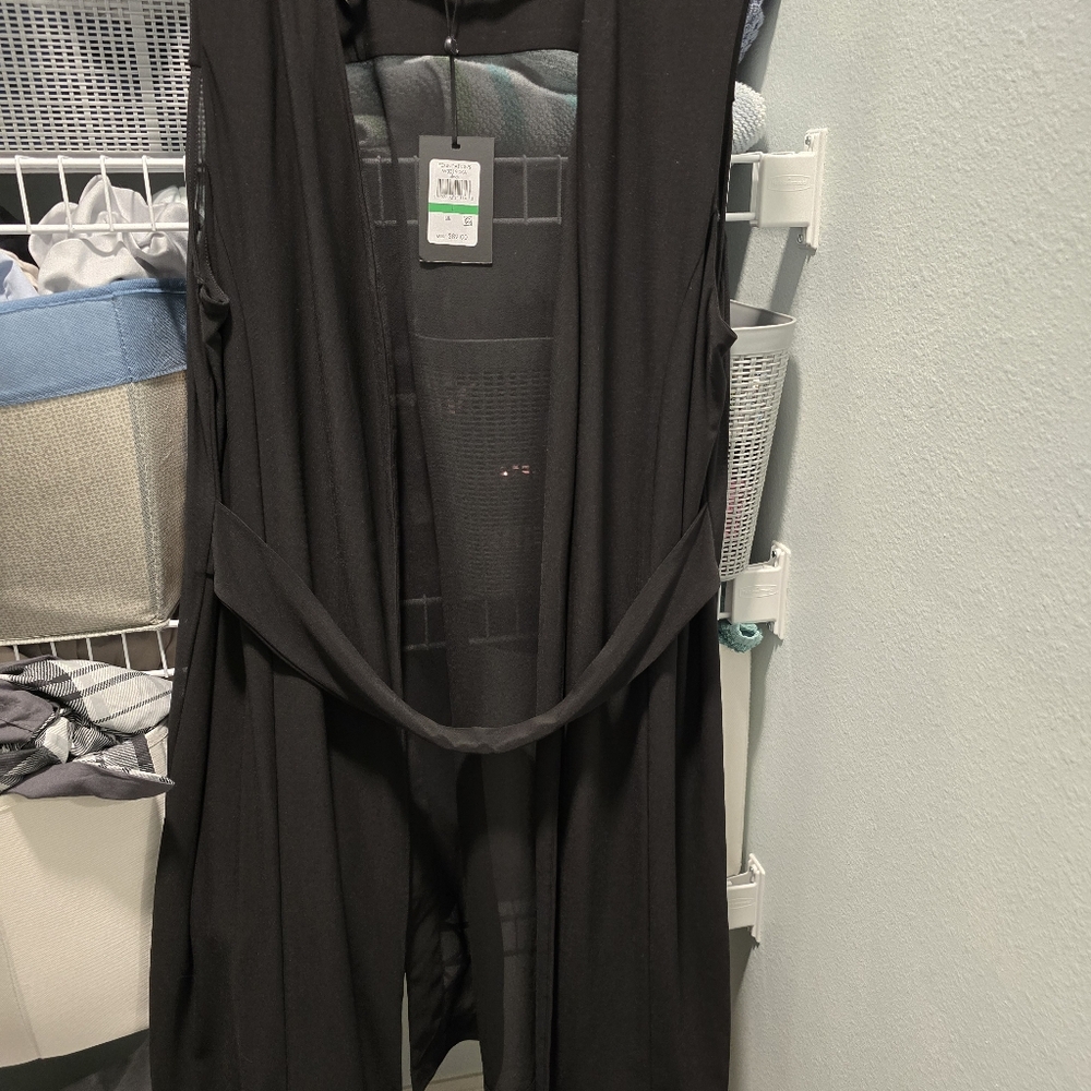 DKNY Coverup/open Front Vest Brand New With Tags